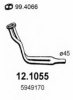 FIAT 5949170 Exhaust Pipe
